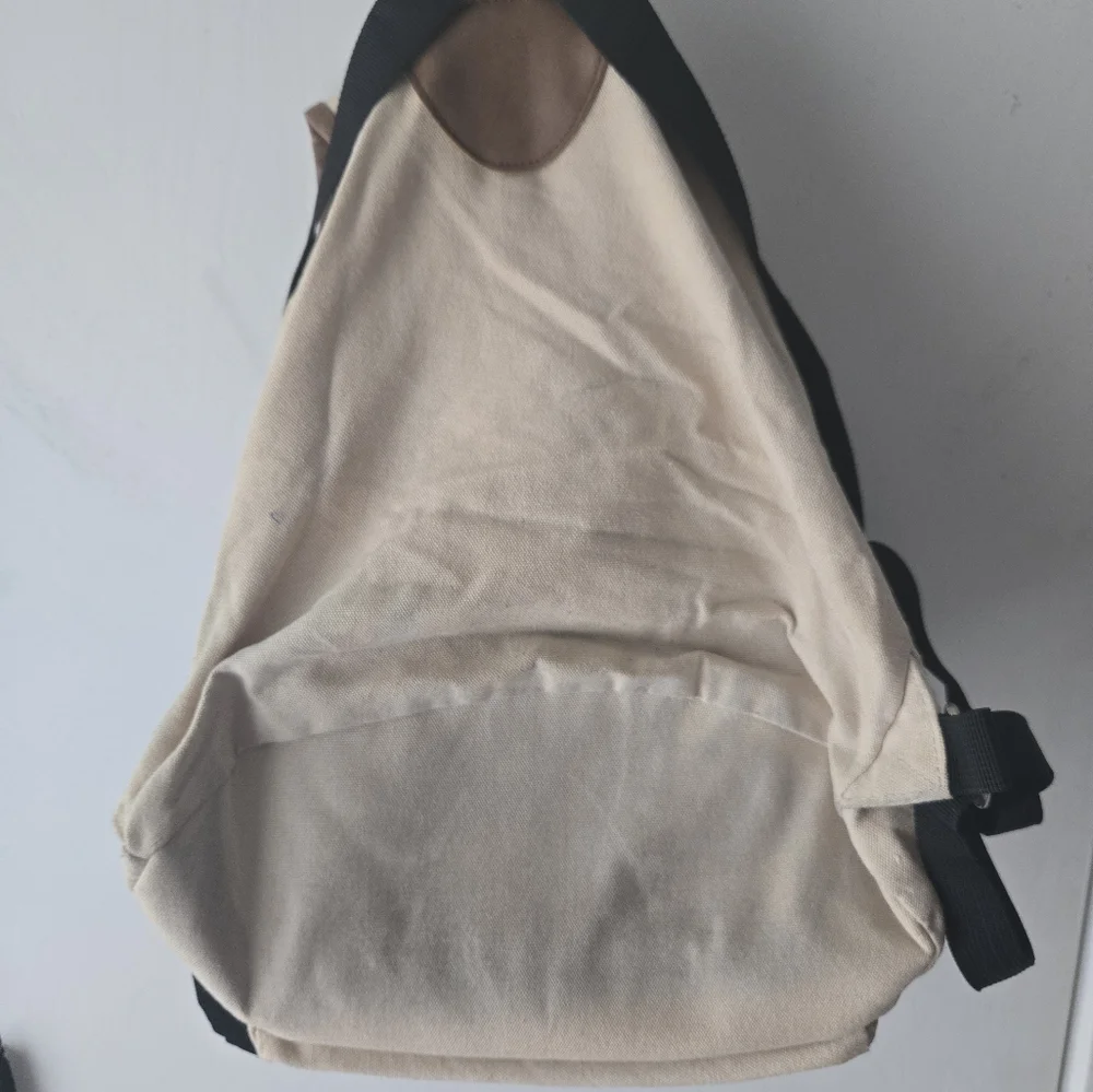 Harry Potter Hogwarts Letter Canvas Backpack Beige School Pack